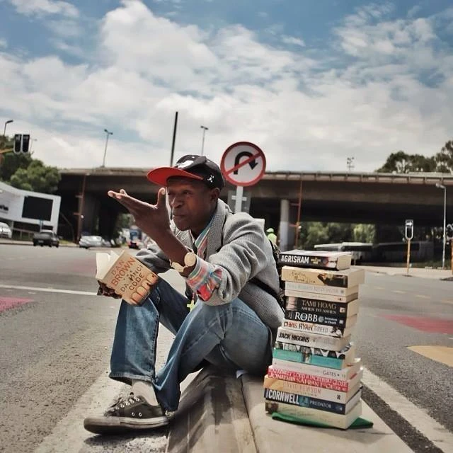 Man Selling Used Books