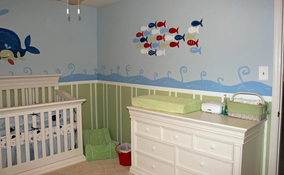 Kids Room Whale Theme
