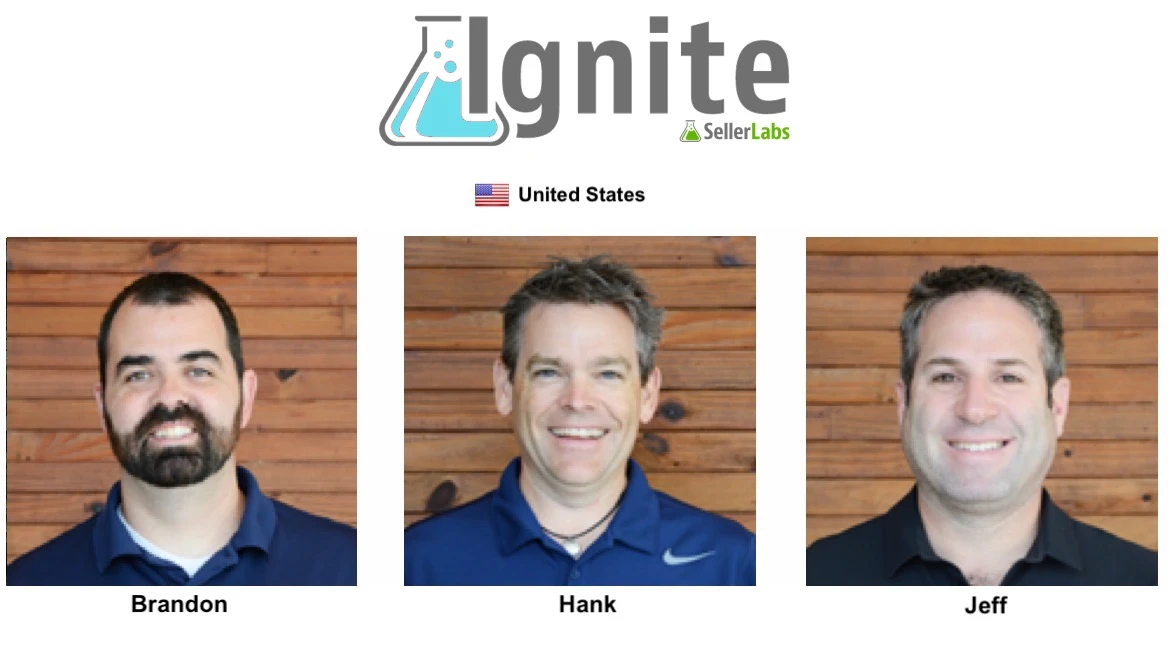 Seller Labs Ignite Founder and his team