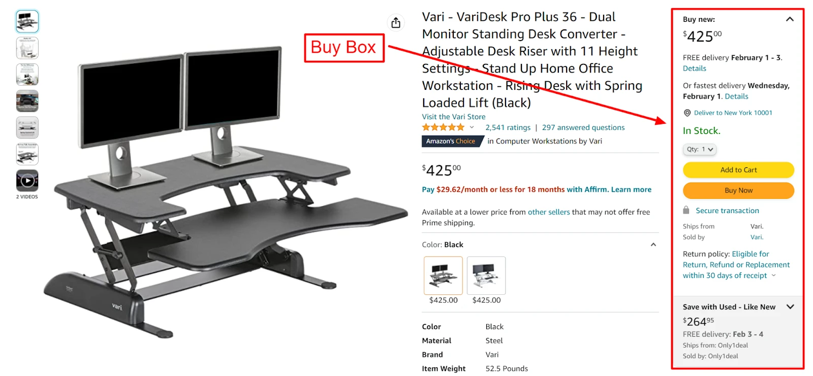 Amazon Buy Box