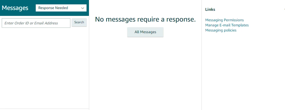 Amazon Seller Central - Messages