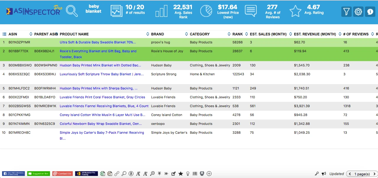 Asinspector Asin Inspector Chrome Extension Screenshot