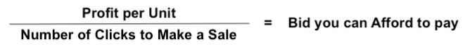 Bid Affordability Formula how much should i bid on amazon ppc