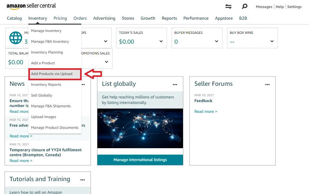 How to List a Product on Amazon - Add a Product