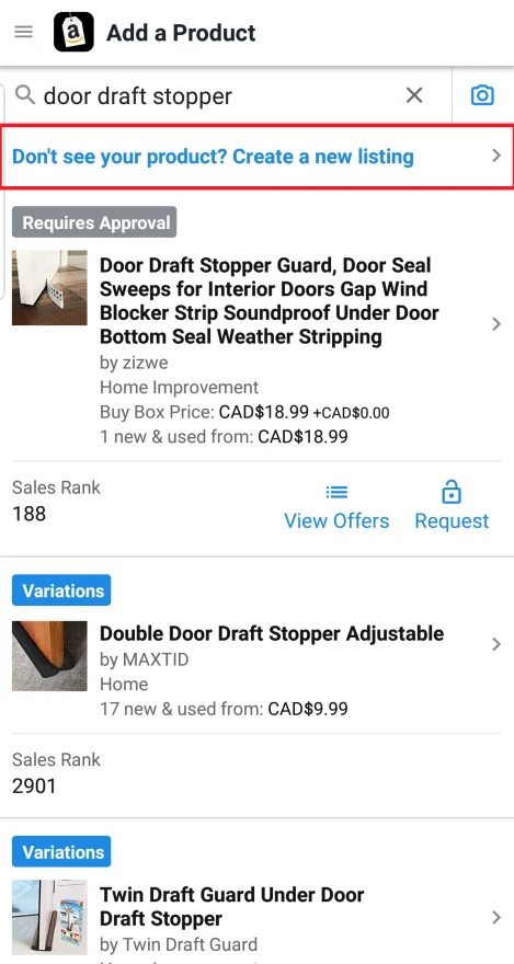 How to List a Product on Amazon - Create a New Listing