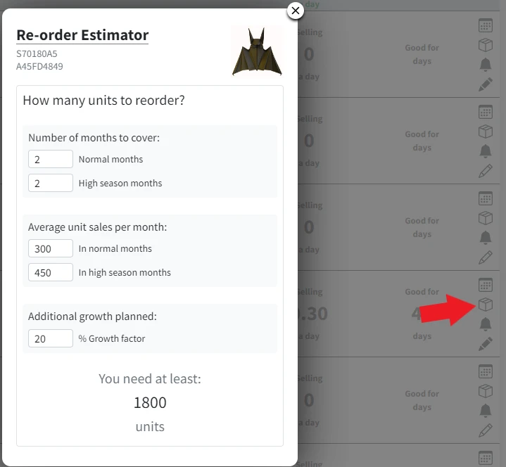 Re-Order Estimator
