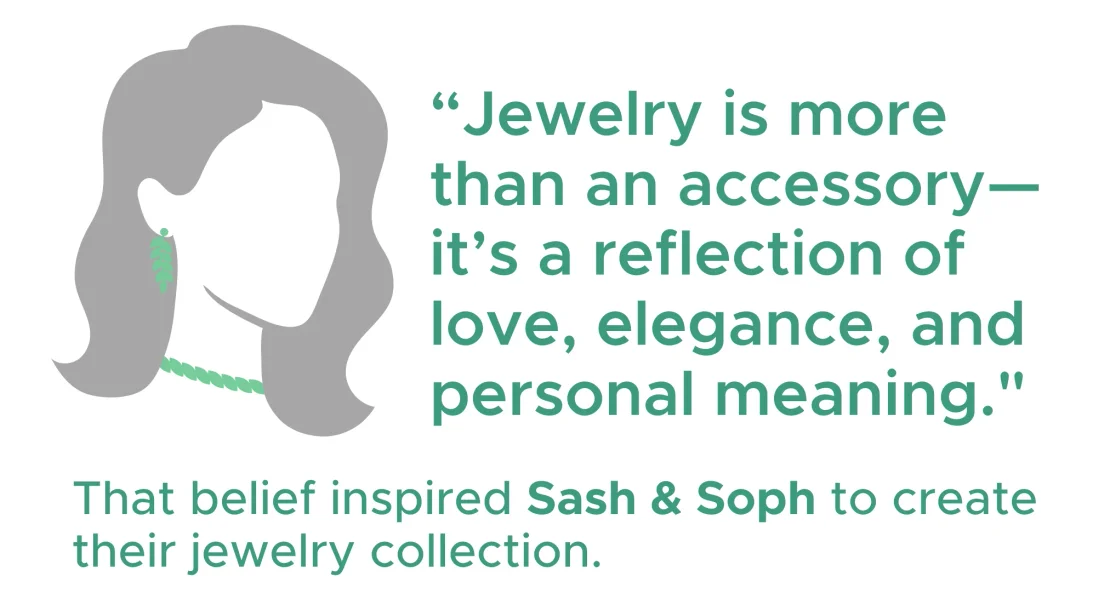 Sash & Soph quote: “Jewelry is more than an accessory—it's a reflection of love, elegance, and personal meaning”