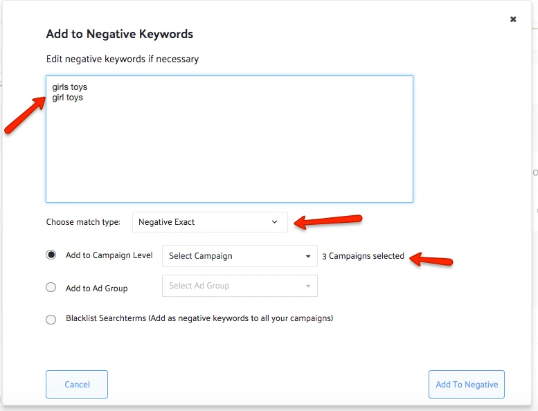 Sellics Adding to Negative Exact