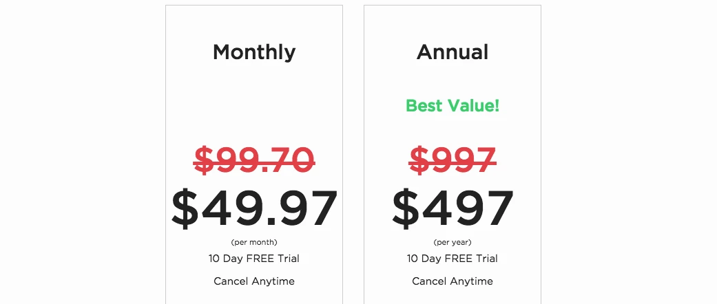 CashCowPro Pricing Plans